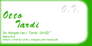 otto tardi business card